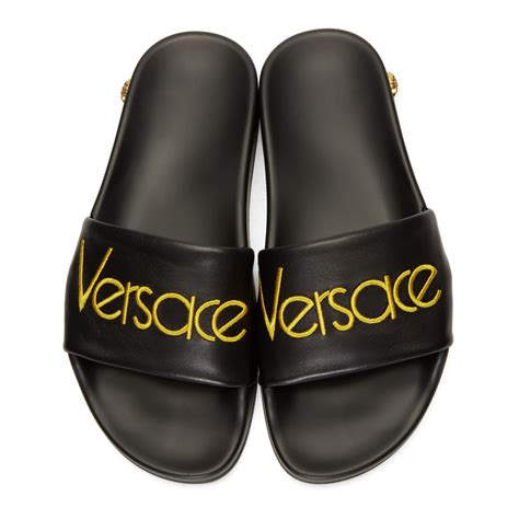 slide versace|Versace slides for women.